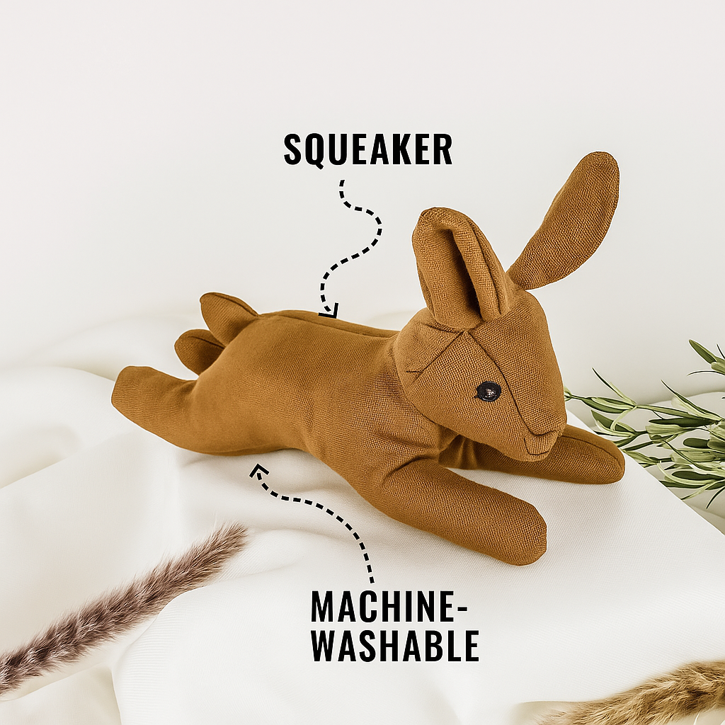 Bunny Haru - Durable Dog Toy with Squeaker