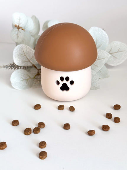 Dog Toy - Mushroom Shaped Treat Dispensor