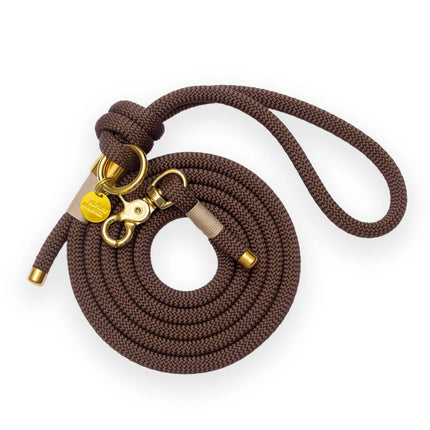 Chocolate Color Rope Style Leash