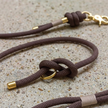 Chocolate Color Rope Style Leash