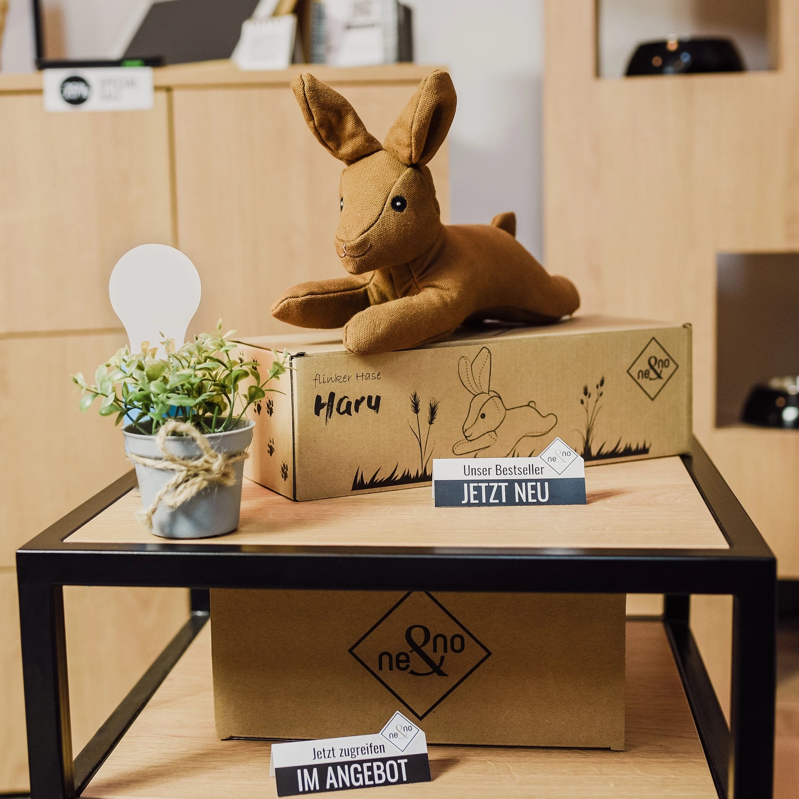 Bunny Haru - Durable Dog Toy with Squeaker